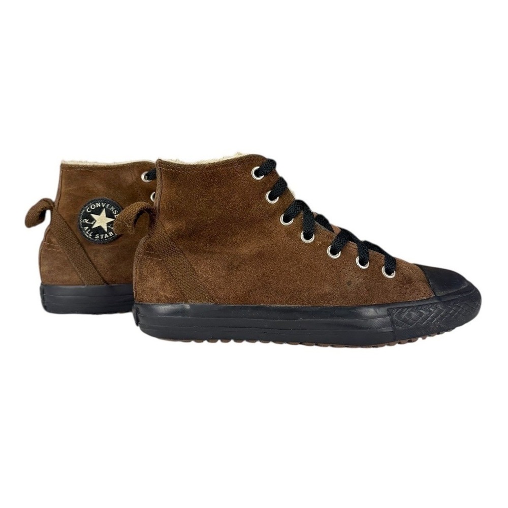 Converse Chuck Taylor High Top Brown Suede Sneakers High Top Youth Size 4‎